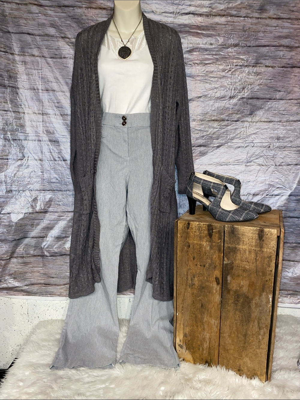 Torrid Charcoal Gray Long Cardigan